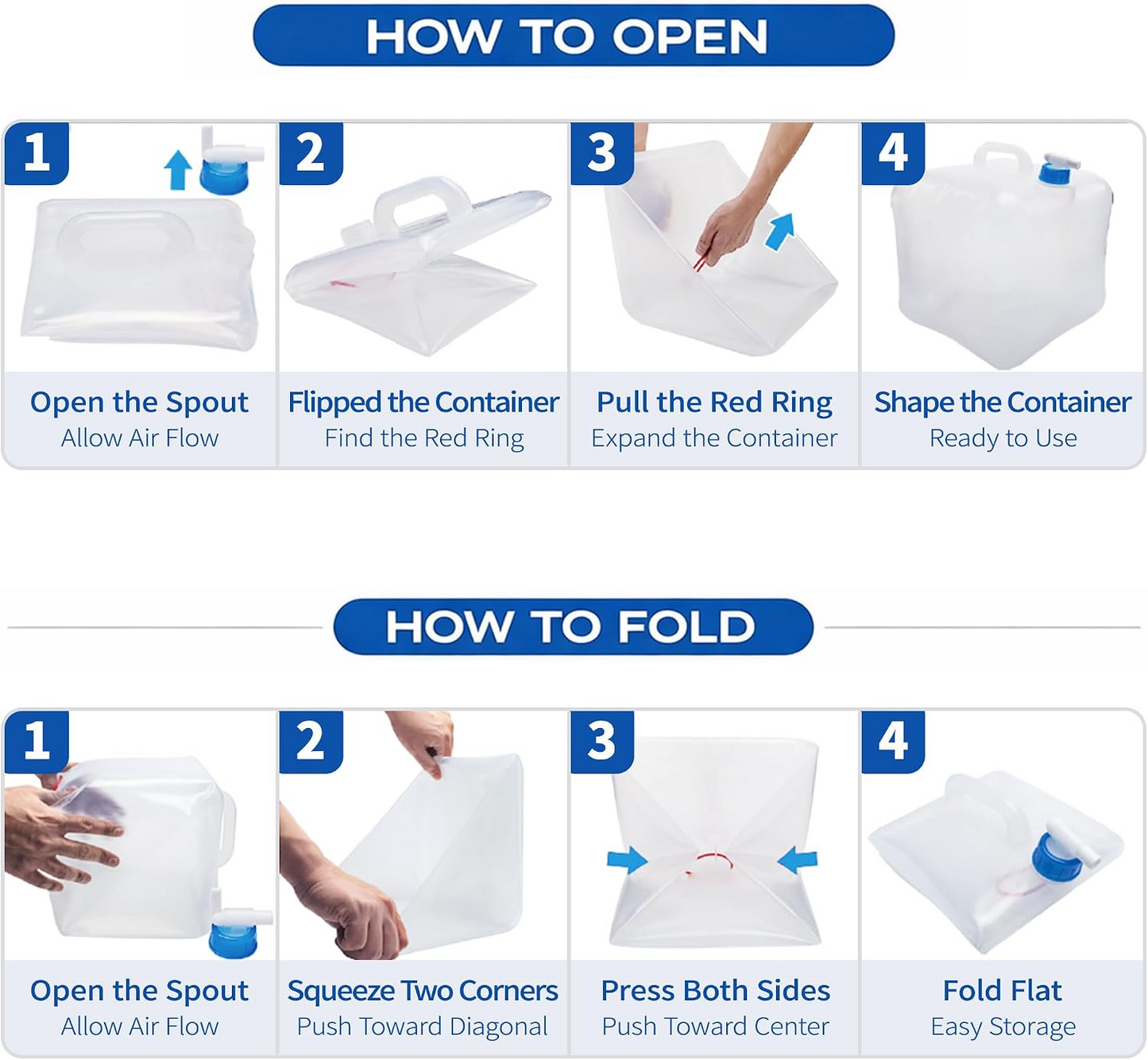 Marlowe Wellspring — 20L Foldable Water Tank